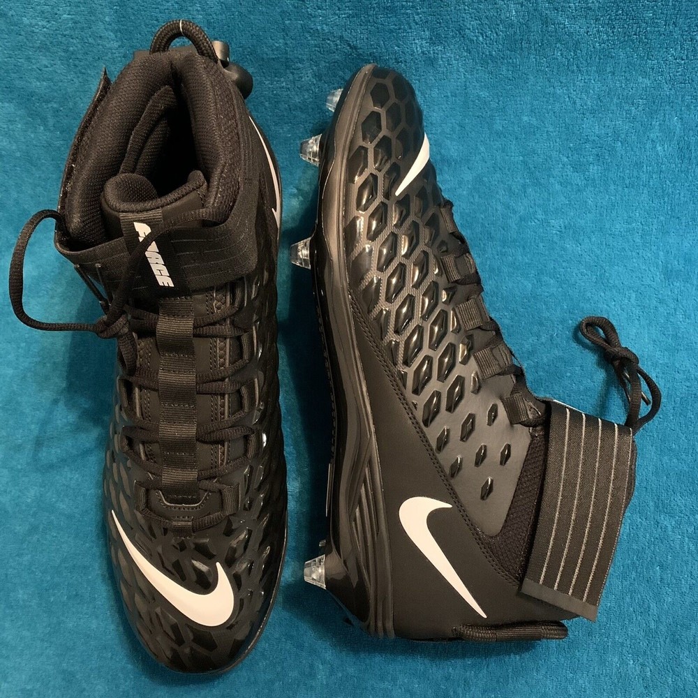 Nike Force Savage Pro 2 Black Football Detachable Mens Size 16 BV3981-001 - Picture 1 of 8